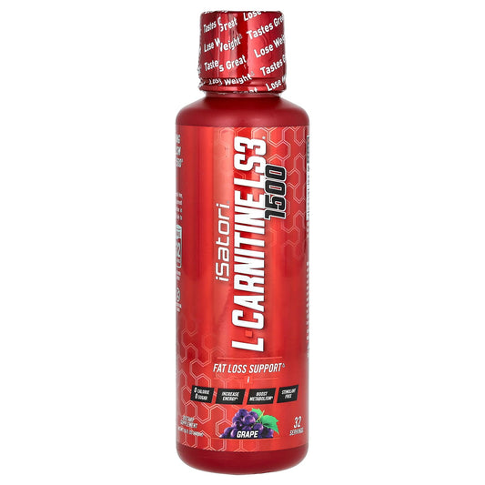 Isatori L-Carnitine LS3 1500, Stimulant-Free Fat Loss Supplement - Image 1