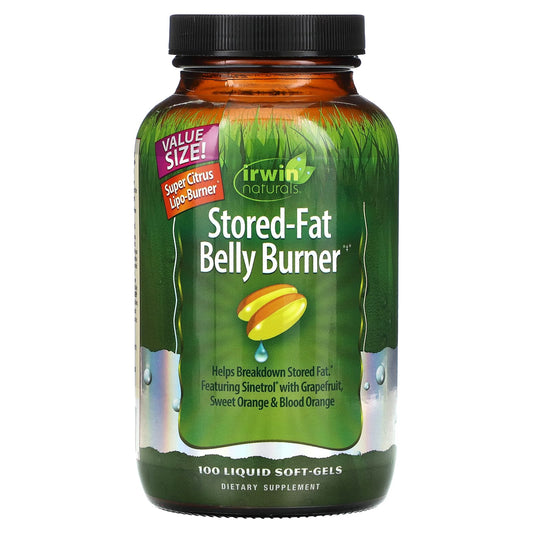Irwin Naturals Sinetrol Belly Fat Burner, 100 Liquid Soft-Gels, Weight Loss - Image 1