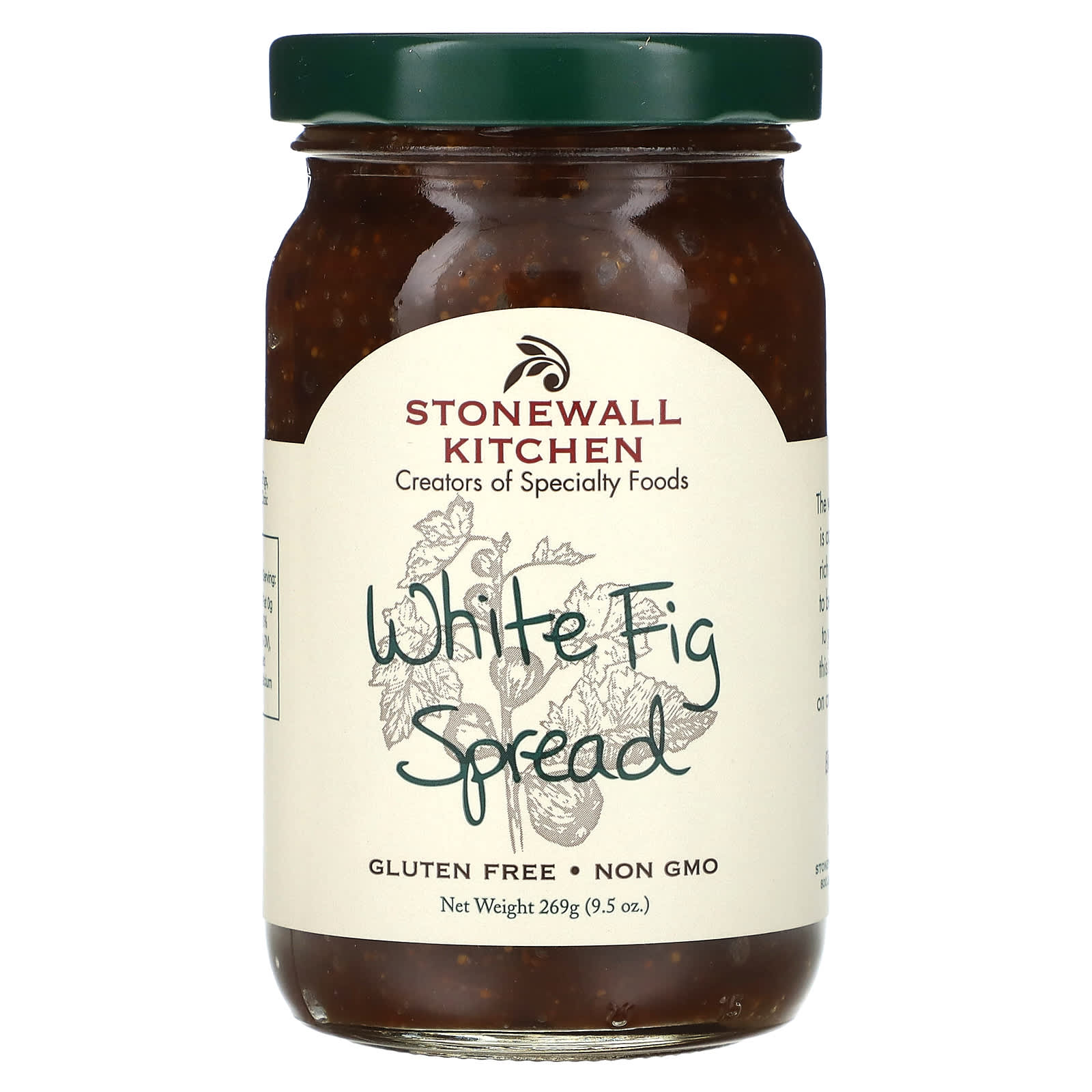 Stonewall Kitchen, White Fig Spread, 9.5 oz (269 g) - Image 1