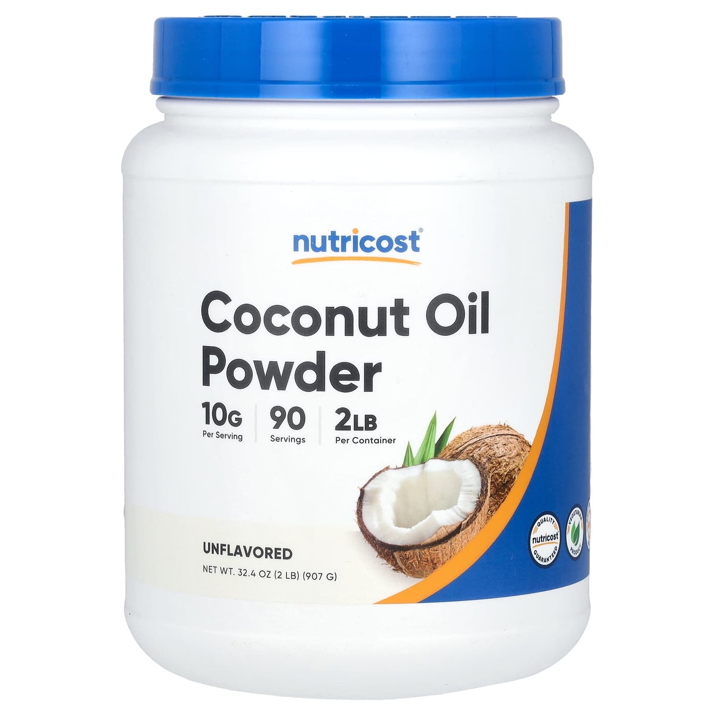 Nutricost, Coconut Oil Powder, Unflavored , 2 lb (907 g) - Image 1