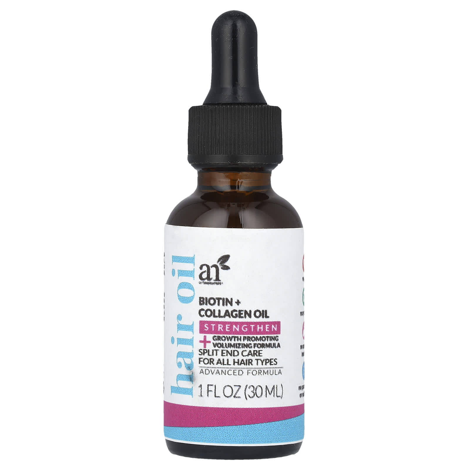 Biotin + Collagen Hair Oil - Strengthens & Volumizes Hair - Image 1