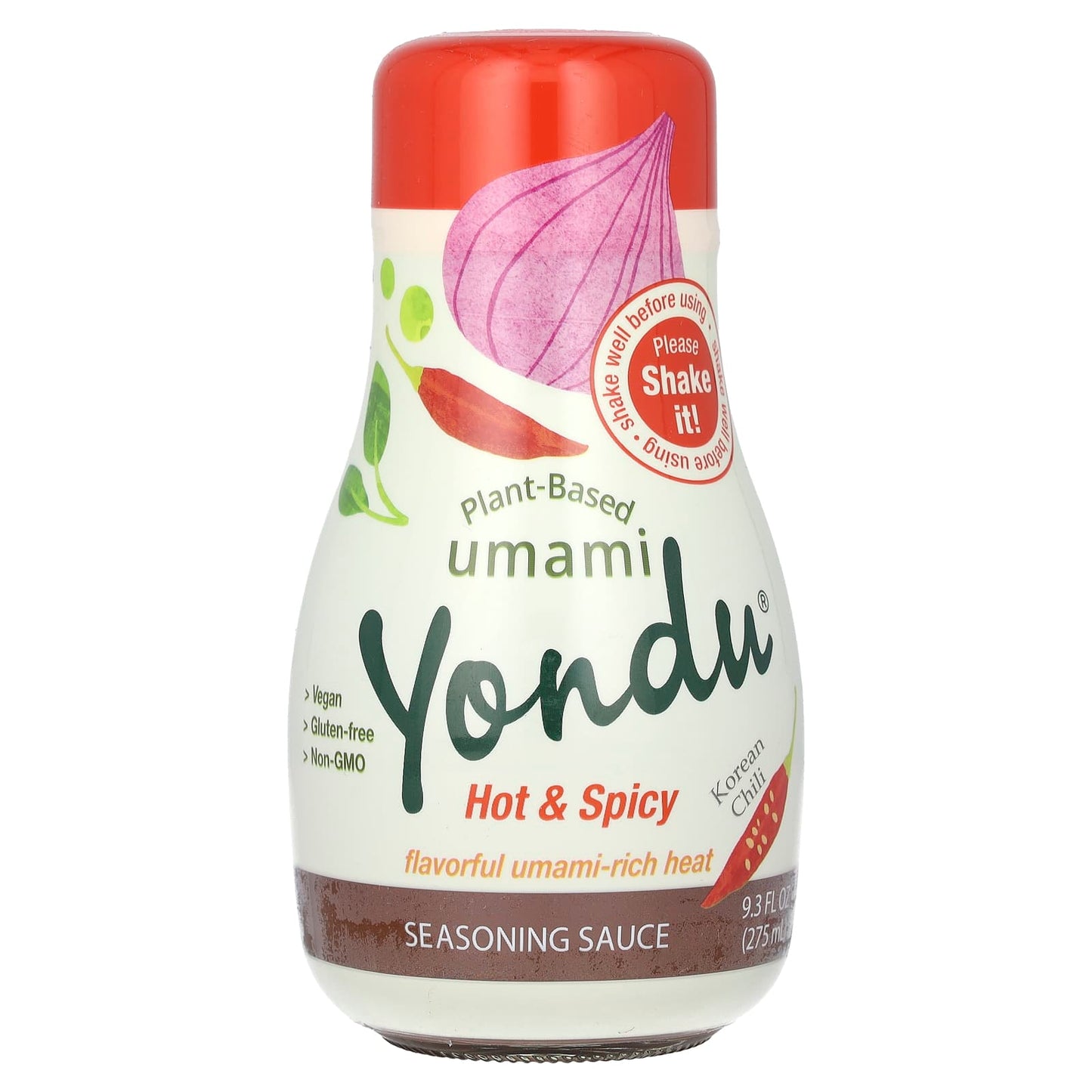 Sempio, Yondu, Plant-Based Umami, Hot & Spicy, 9.3 fl oz (275 ml) - Image 1
