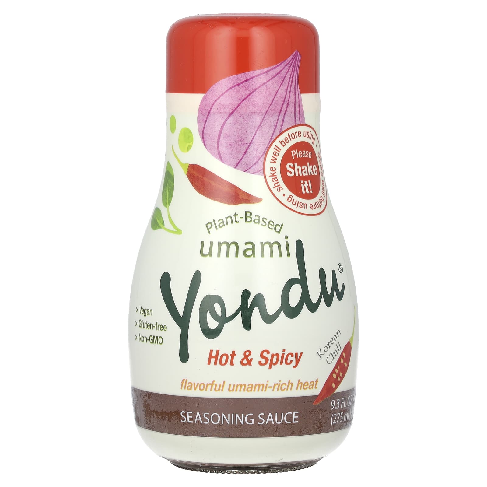 Sempio, Yondu, Plant-Based Umami, Hot & Spicy, 9.3 fl oz (275 ml) - Image 1