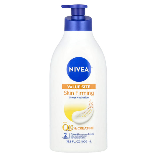 Nivea, Skin Firming Sheer Hydration Body Lotion, 33.8 fl oz (1,000 ml) - Image 1