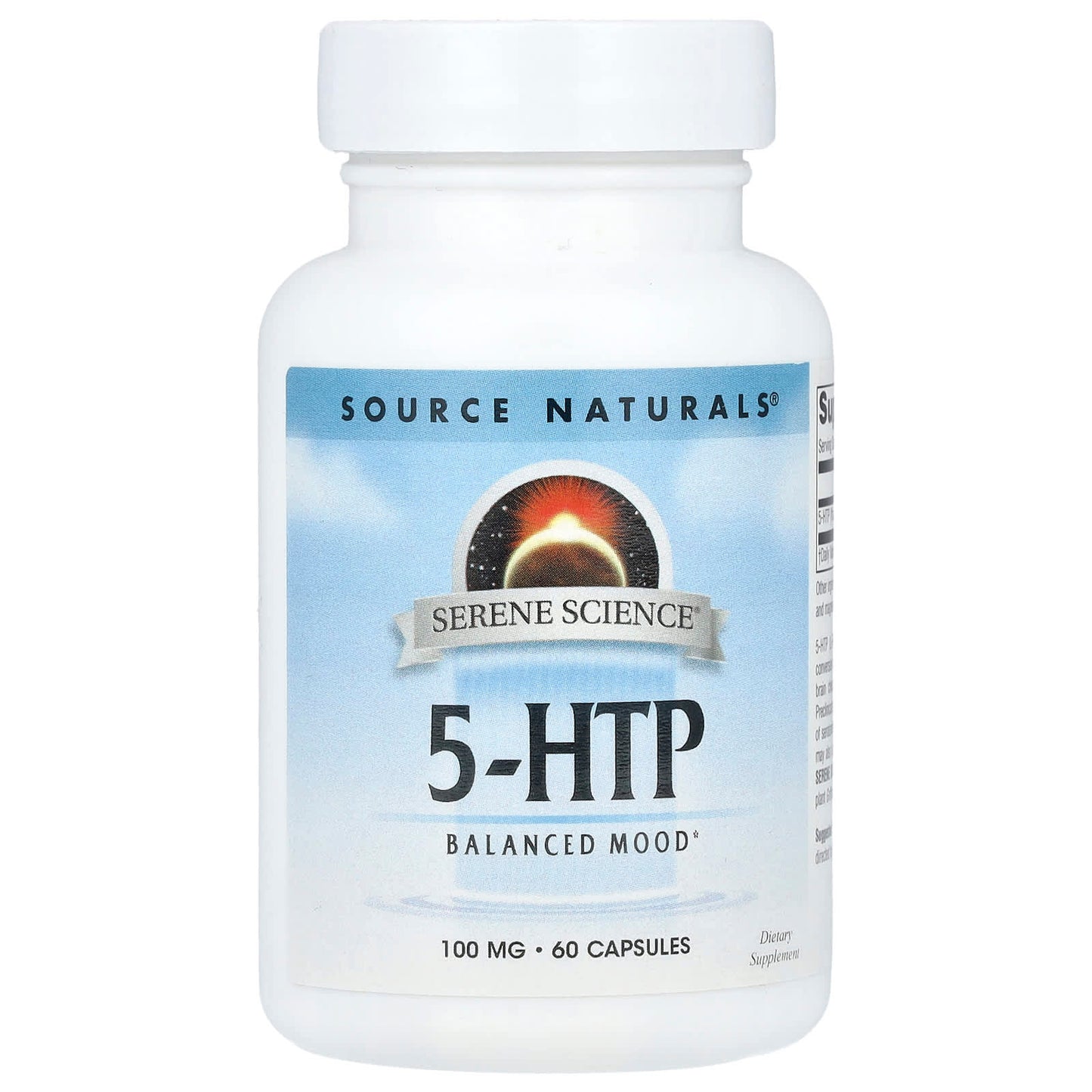 Source Naturals, Serene Science®, 5-HTP, 100 mg, 60 Capsules - Image 1