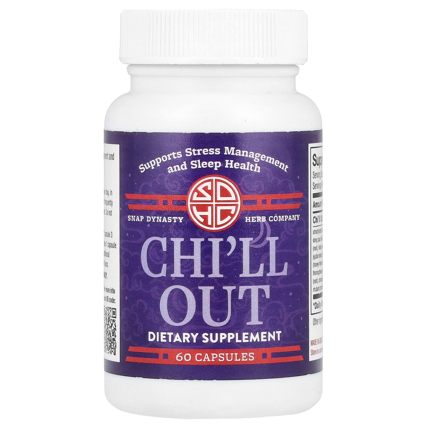 Snap Dynasty, Chi'll Out, 60 Capsules - Image 1