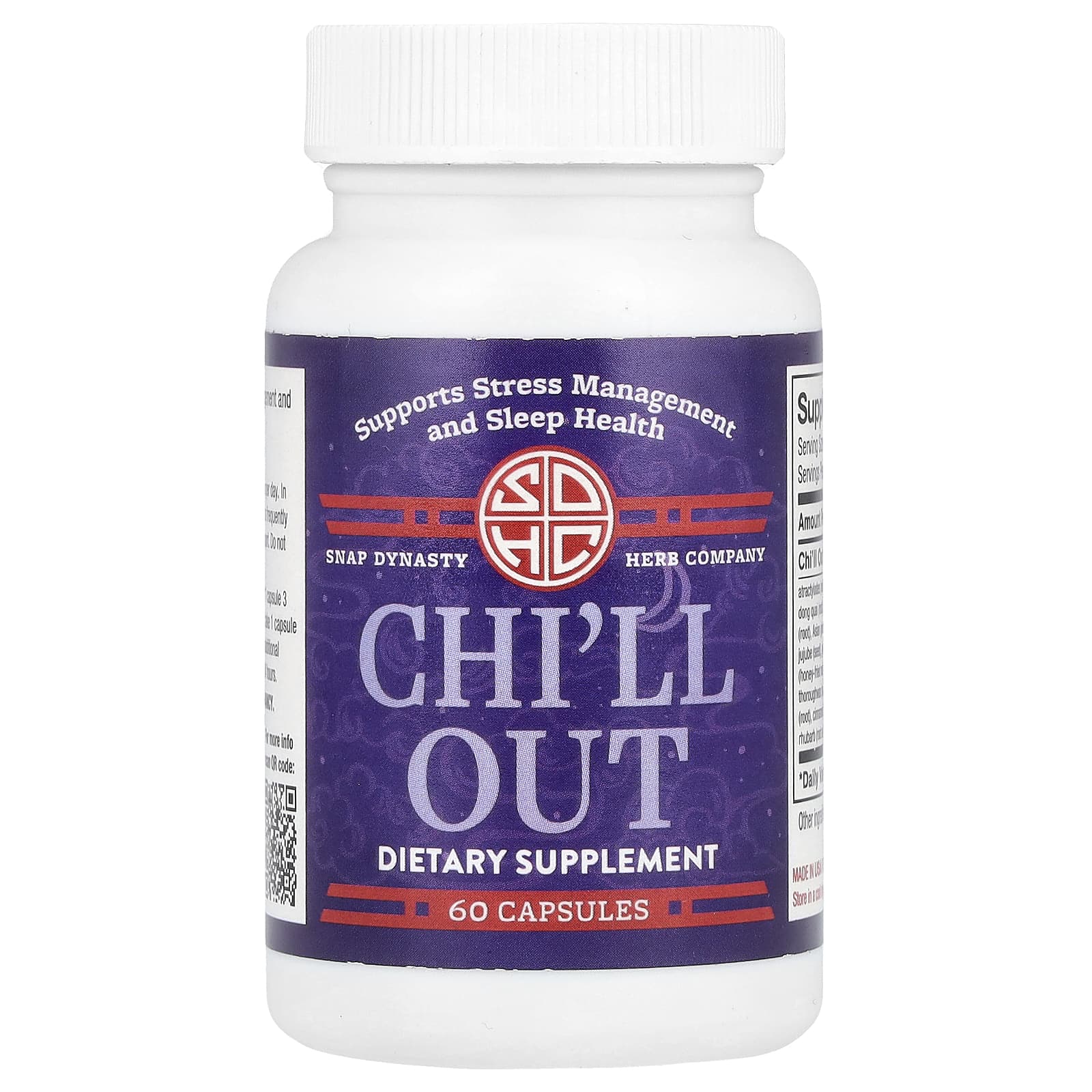 Snap Dynasty, Chi'll Out, 60 Capsules - Image 1