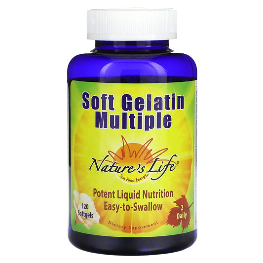 Nature's Life, Soft Gelatin Multiple, 120 Softgels - Image 1