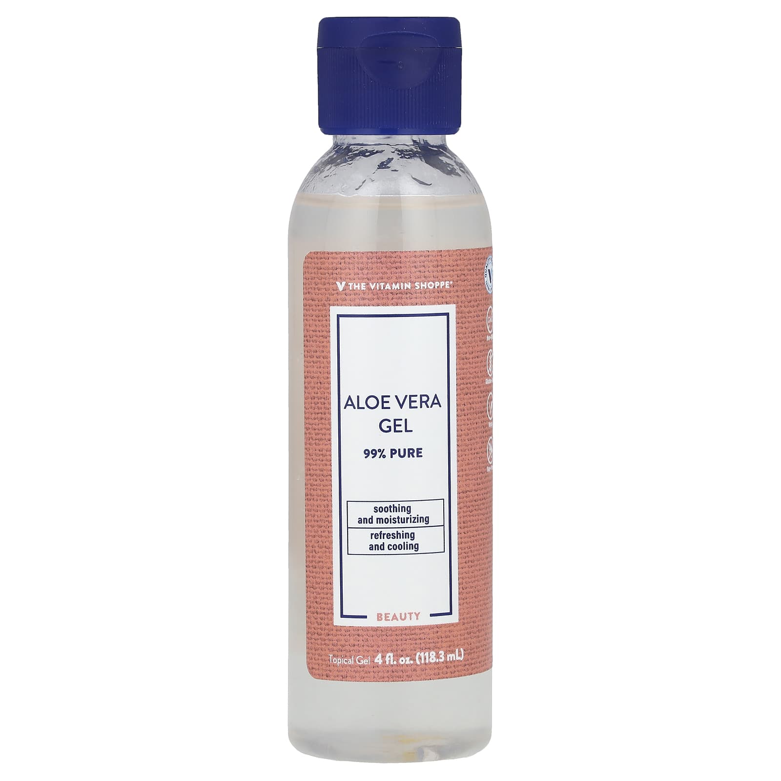 The Vitamin Shoppe, Aloe Vera Gel, 4 fl oz (118.3 ml) - Image 1