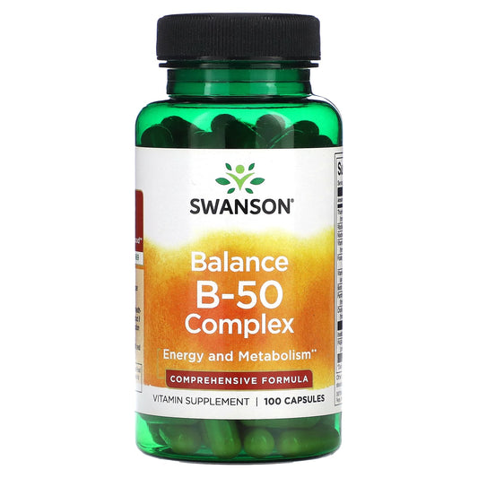 Swanson, Balance B-50 Complex, 100 Capsules - Image 1