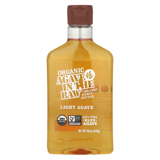 Raw Organic Blue Agave Nectar, USDA Organic, 18.5 oz - Image 1