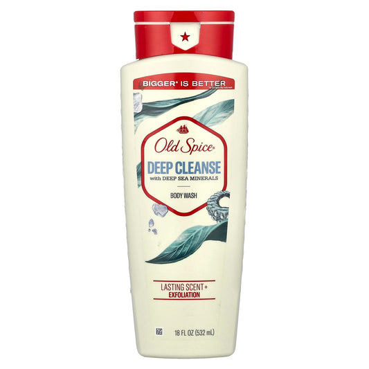 Old Spice, Body Wash, Deep Cleanse with Deep Sea Minerals, 18 fl oz (532 ml) - Image 1