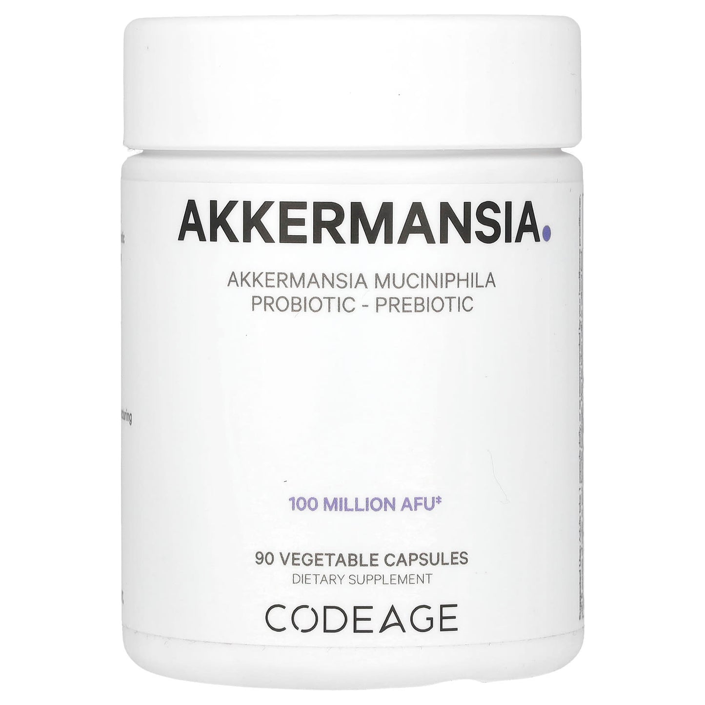 <strong>Akkermansia Muciniphila Probiotic Supplement</strong> by CodeAge - 90 Veggie Capsules - Image 1