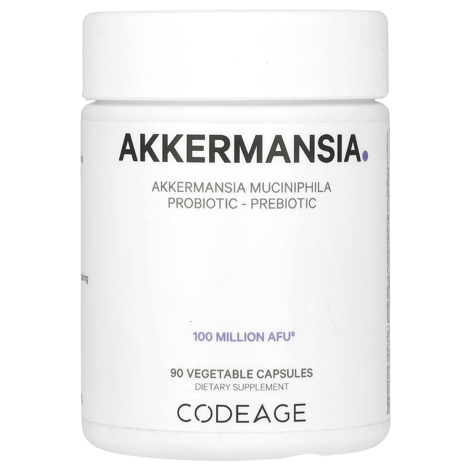 <strong>Akkermansia Muciniphila Probiotic Supplement</strong> by CodeAge - 90 Veggie Capsules - Image 1