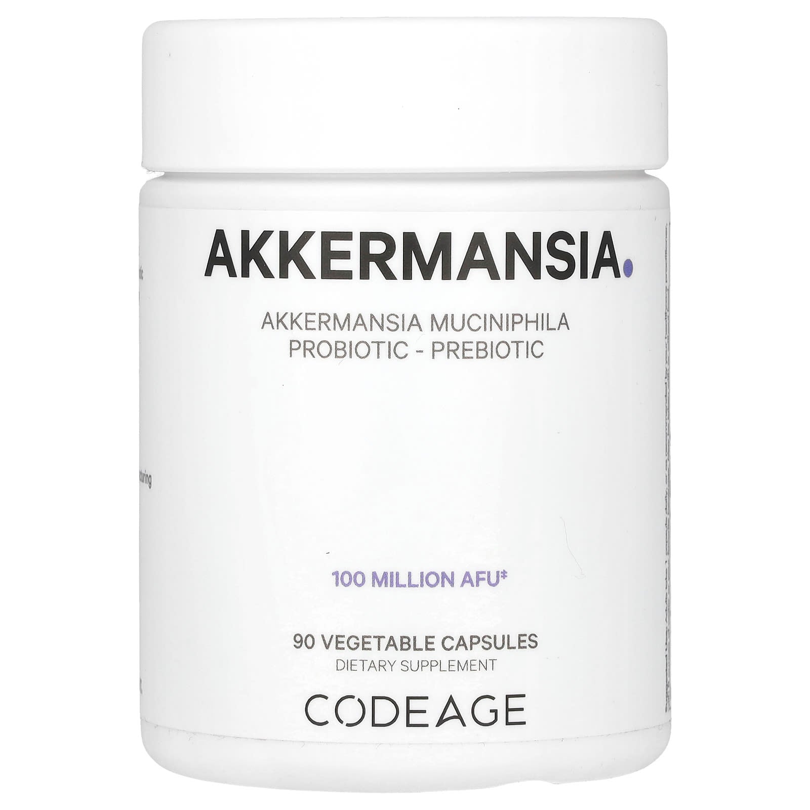 <strong>Akkermansia Muciniphila Probiotic Supplement</strong> by CodeAge - 90 Veggie Capsules - Image 1