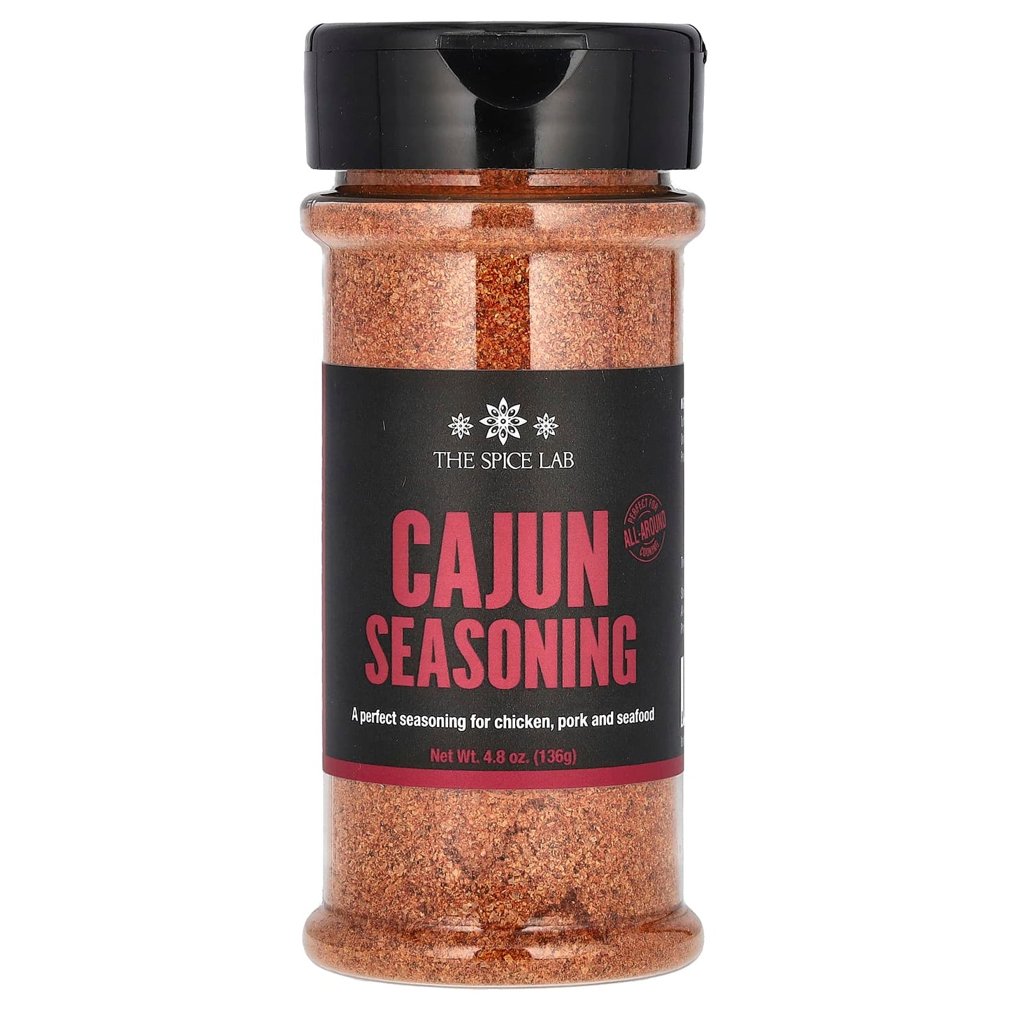 The Spice Lab, Cajun Seasoning, 4.8 oz (136 g) - Image 1