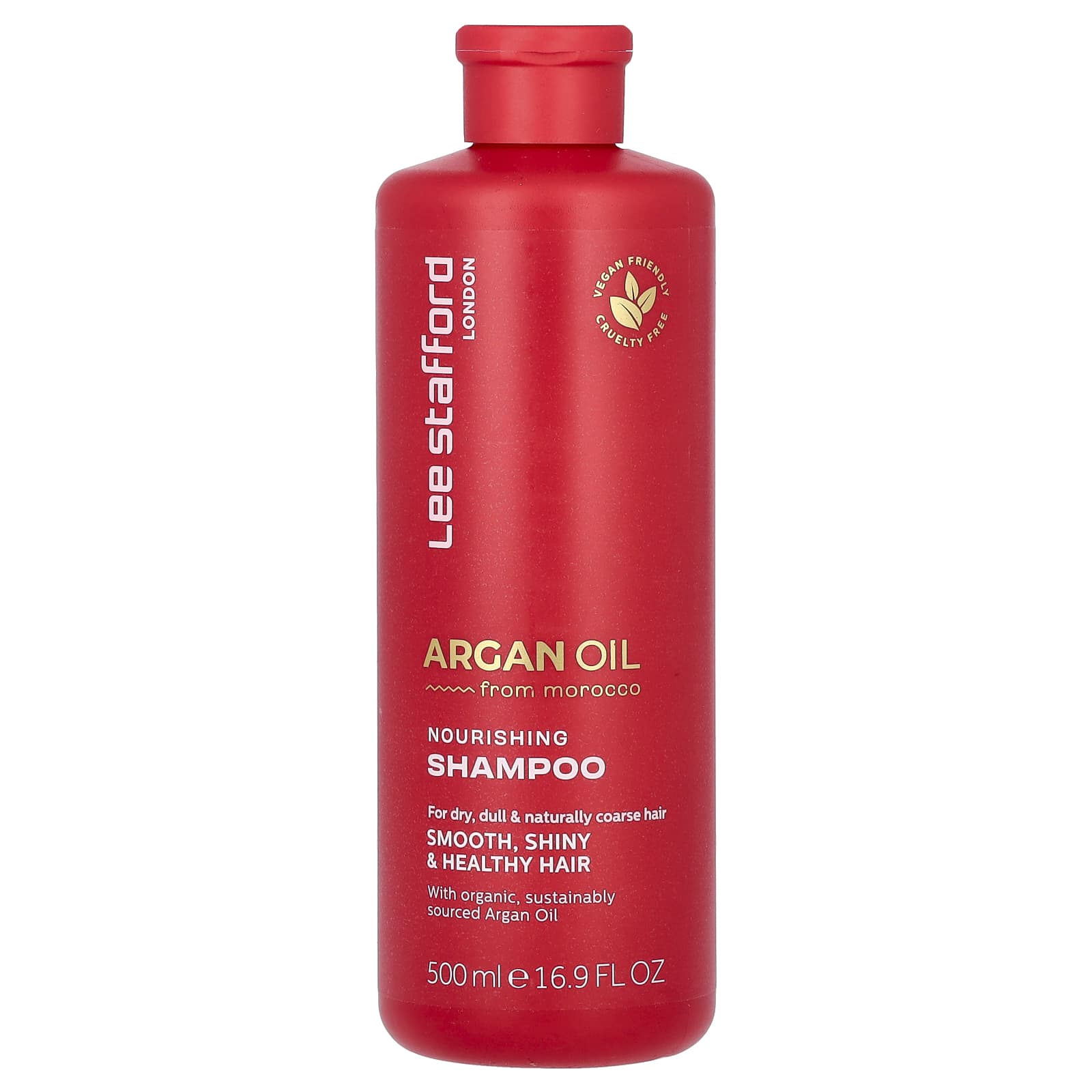 Lee Stafford, Argan Oil Nourishing Shampoo, For Dry, Dull & Naturally Coarse Hair, 16.9 fl oz (500 ml) - Image 1