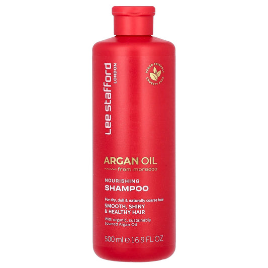 Lee Stafford, Argan Oil Nourishing Shampoo, For Dry, Dull & Naturally Coarse Hair, 16.9 fl oz (500 ml) - Image 1