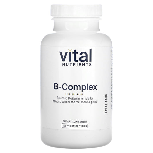 Vital Nutrients, B-Complex, 120 Vegan Capsules - Image 1