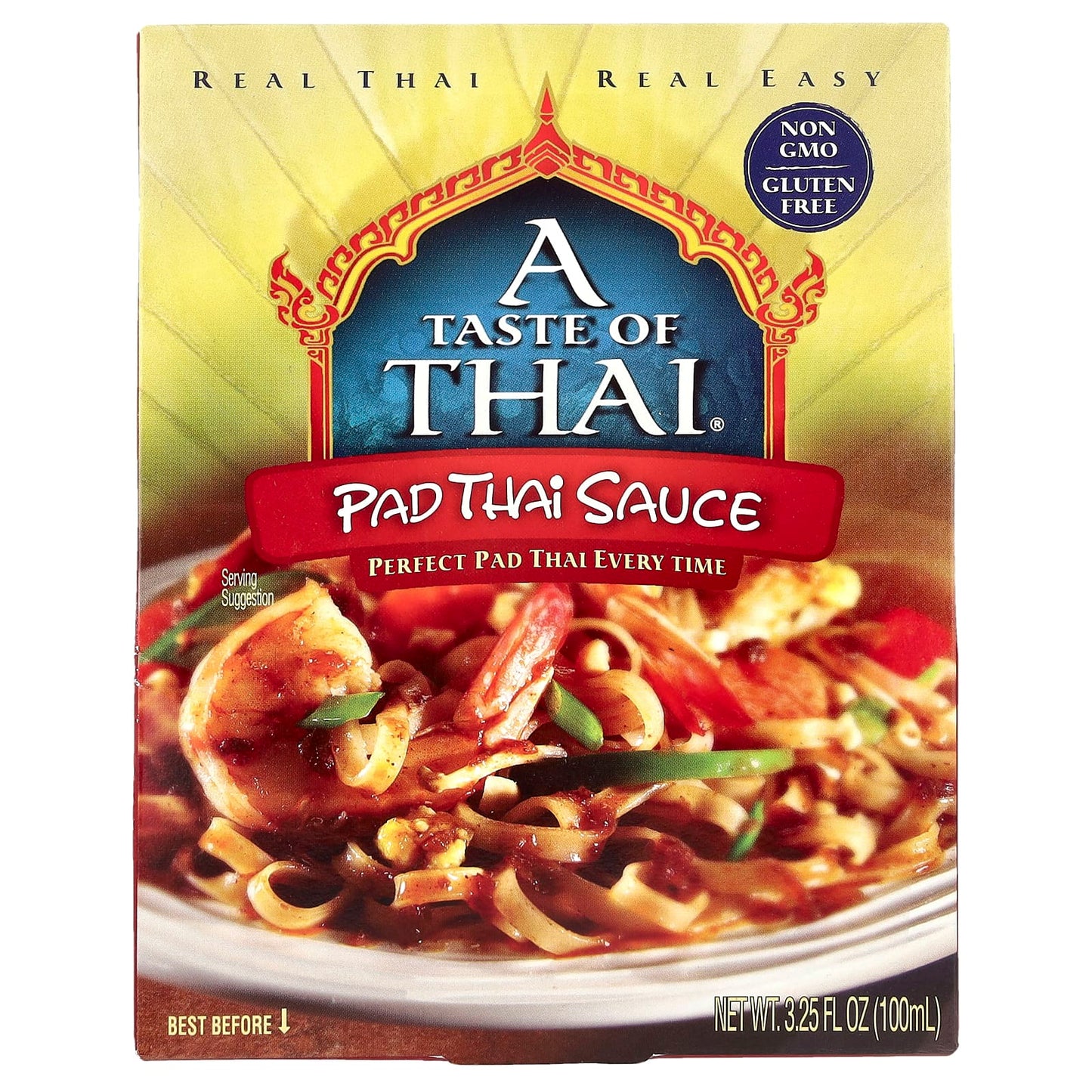 Authentic Pad Thai Sauce by A Taste of Thai - 3.25 fl oz (100 ml) - Image 1