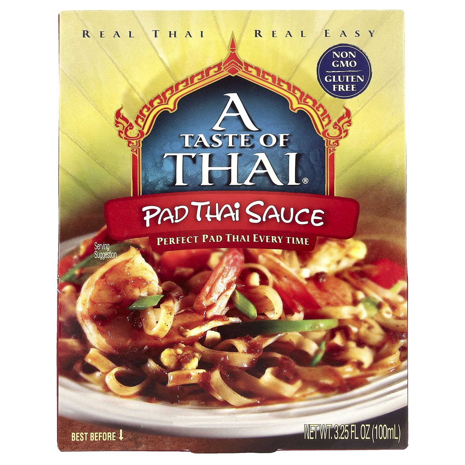 Authentic Pad Thai Sauce by A Taste of Thai - 3.25 fl oz (100 ml) - Image 1