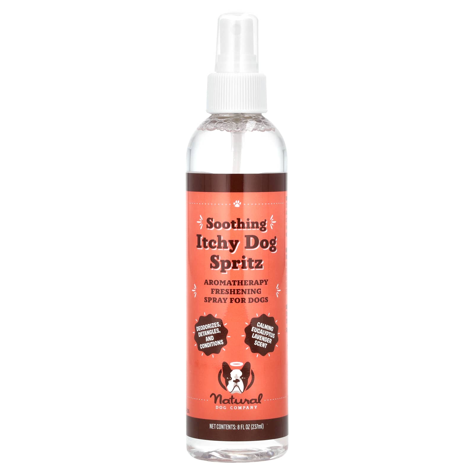 Natural Dog Company, Soothing Itchy Dog Spritz, For Dogs, 8 fl oz (237 ml) - Image 1