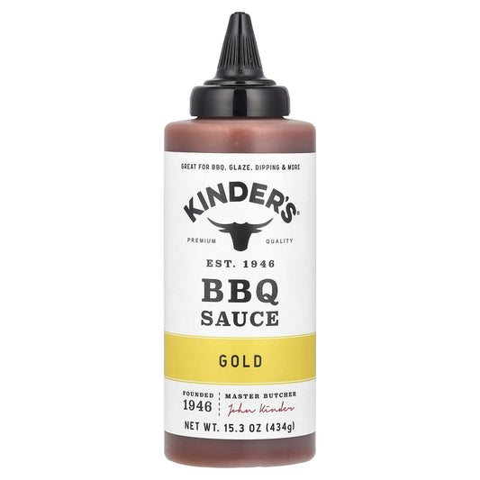 KINDER'S, BBQ Sauce, Gold, 15.3 oz (434 g) - Image 1