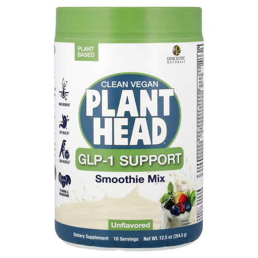 Vegan Plant Head GLP-1 Support Smoothie Mix by Genceutic Naturals - Image 1