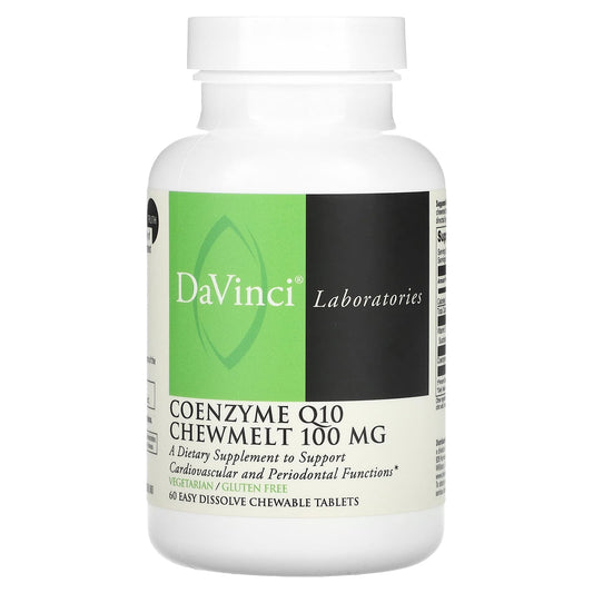 DaVinci CoQ10 Chewmelt 100mg - Supports Heart Health & More - Image 1