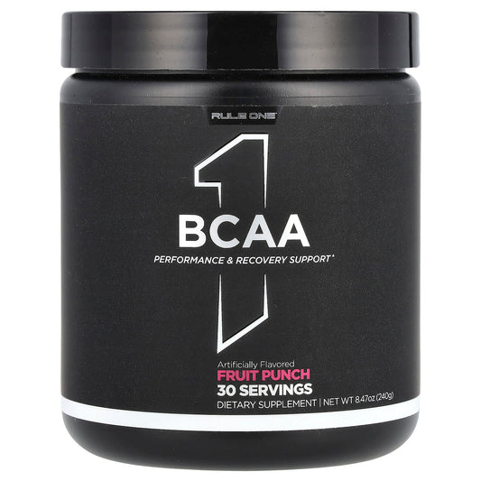 Rule One Proteins, BCAA, Fruit Punch, 8.47 oz (240 g) - Image 1