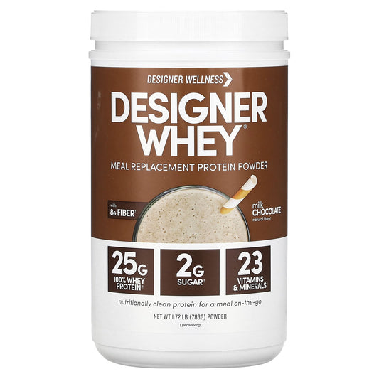 Designer Whey Meal Replacement Protein Powder - Milk Chocolate, 1.72 lb - Image 1