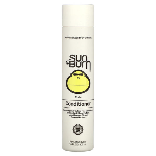 Sun Bum, Curls Conditioner, For All Curl Types, 10 fl oz (300 ml) - Image 1