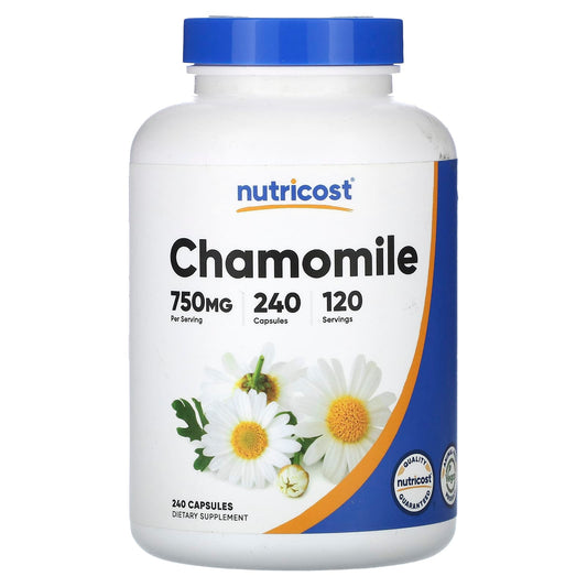 Nutricost, Chamomile, 240 Capsules (375 mg per Capsule) - Image 1
