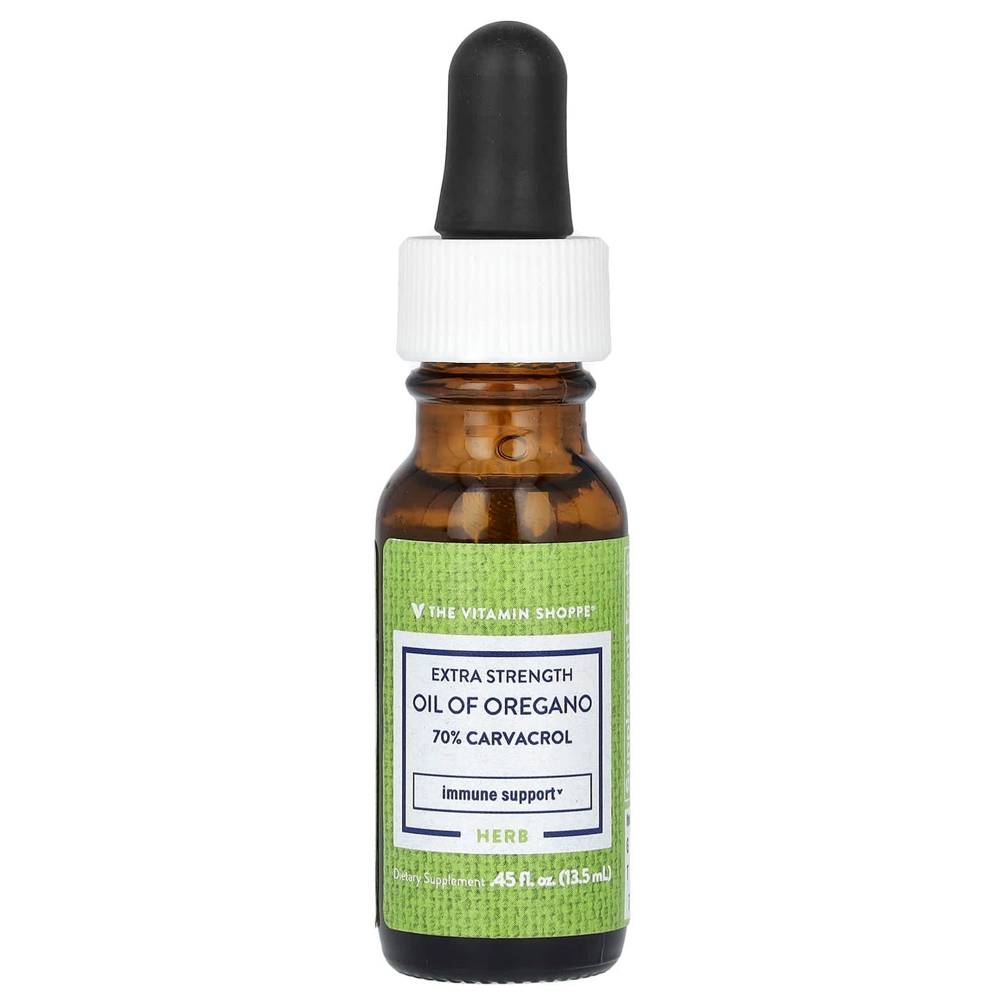 The Vitamin Shoppe, Extra Strength, Oil of Oregano, 0.45 fl oz (13.5 ml)(21 mg per Serving) - Image 1