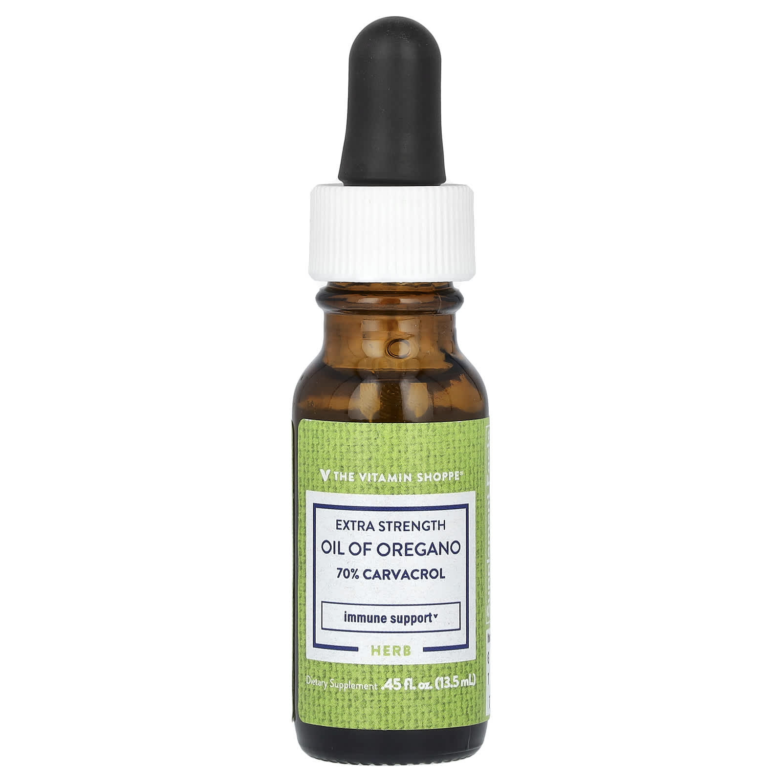 The Vitamin Shoppe, Extra Strength, Oil of Oregano, 0.45 fl oz (13.5 ml)(21 mg per Serving) - Image 1