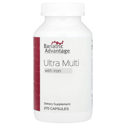 Bariatric Multivitamin with Iron - 270 Capsules, Gluten-Free, Non-GMO - Image 1