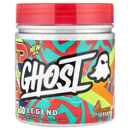Unlock Legendary Energy with Ghost Legend Pre-Workout, Orange Cream - Image 1