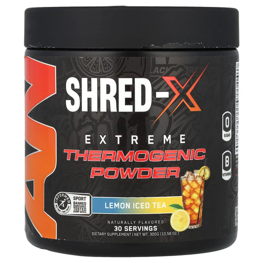 ABE Shred-X Lemon Iced Tea Thermogenic Weight Loss Powder - Image 1