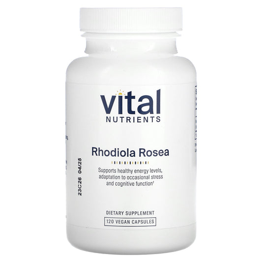 Vital Nutrients, Rhodiola Rosea, 120 Vegan Capsules (200 mg per Capsule) - Image 1