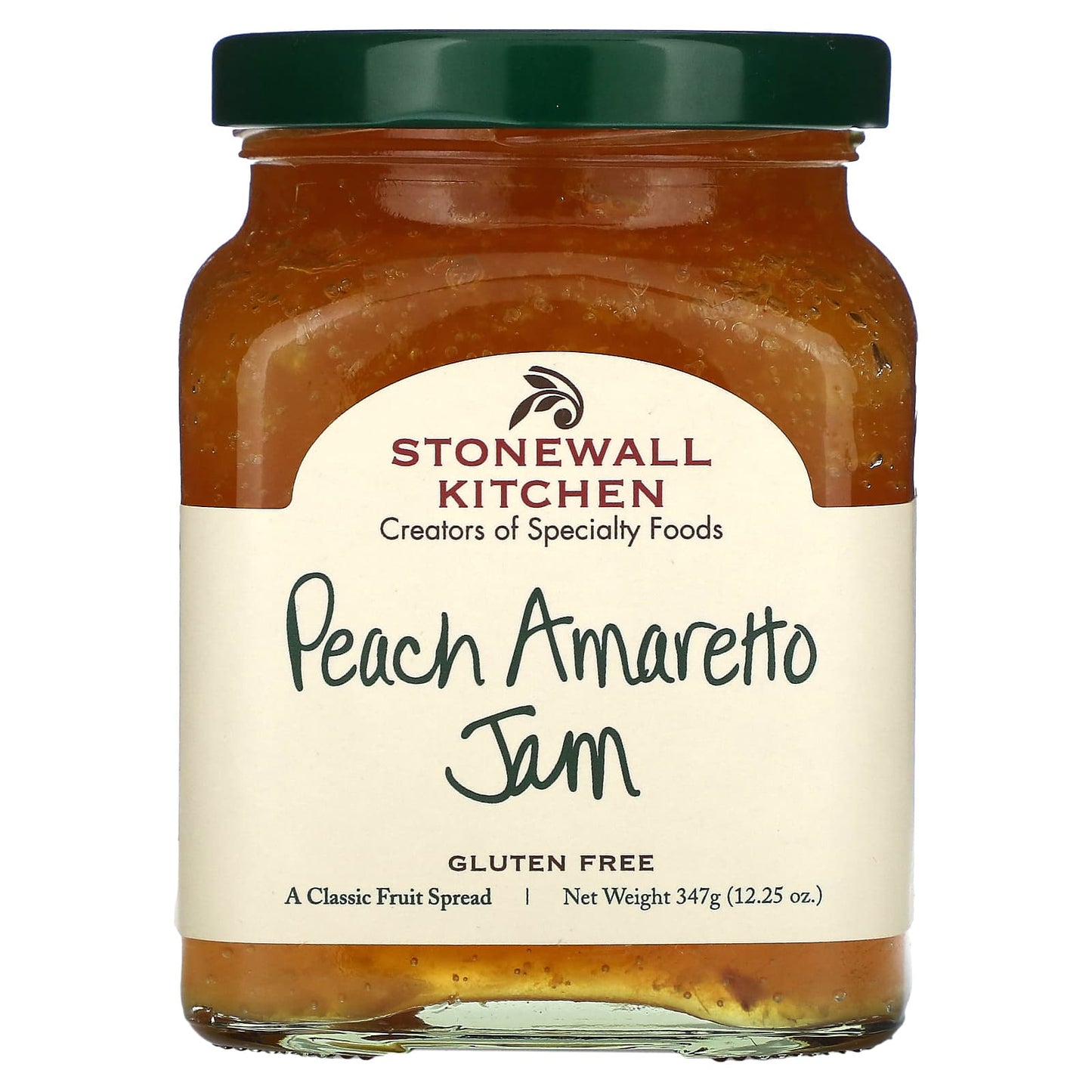 Stonewall Kitchen, Peach Amaretto Jam, 12.25 oz (347 g) - Image 1