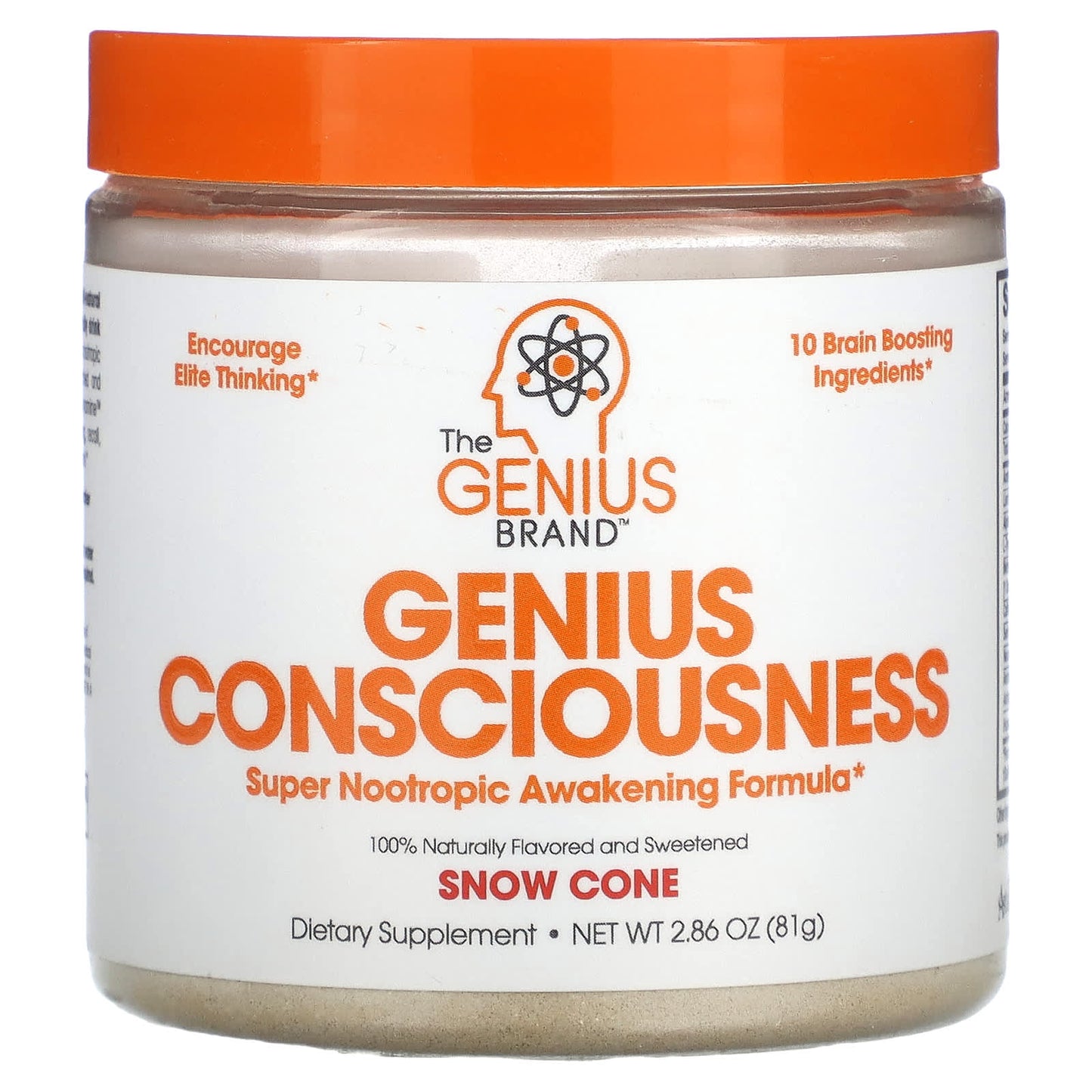 The Genius Brand, Genius Consciousness, Snow Cone, 2.86 oz (81 g) - Image 1