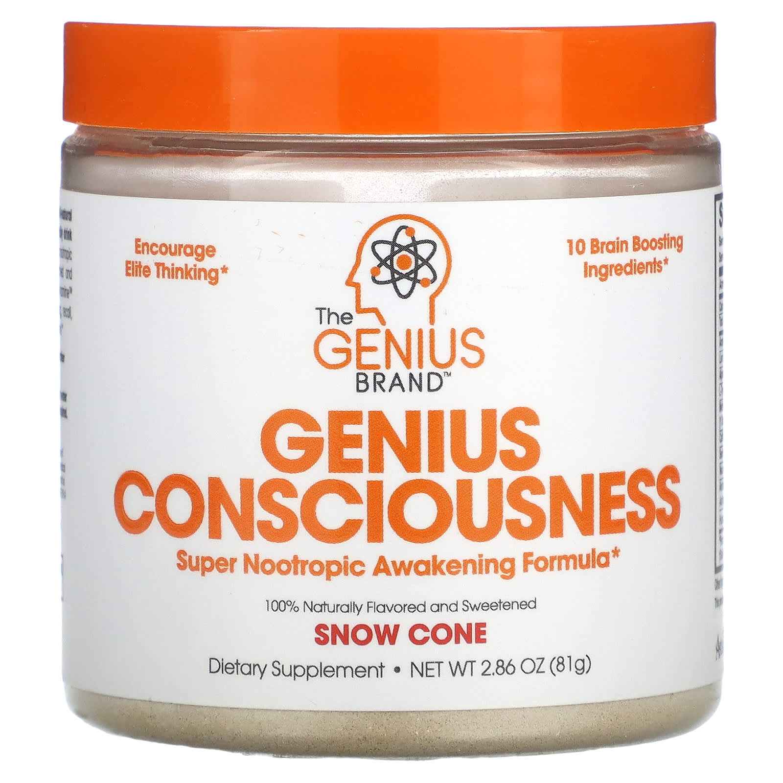 The Genius Brand, Genius Consciousness, Snow Cone, 2.86 oz (81 g) - Image 1
