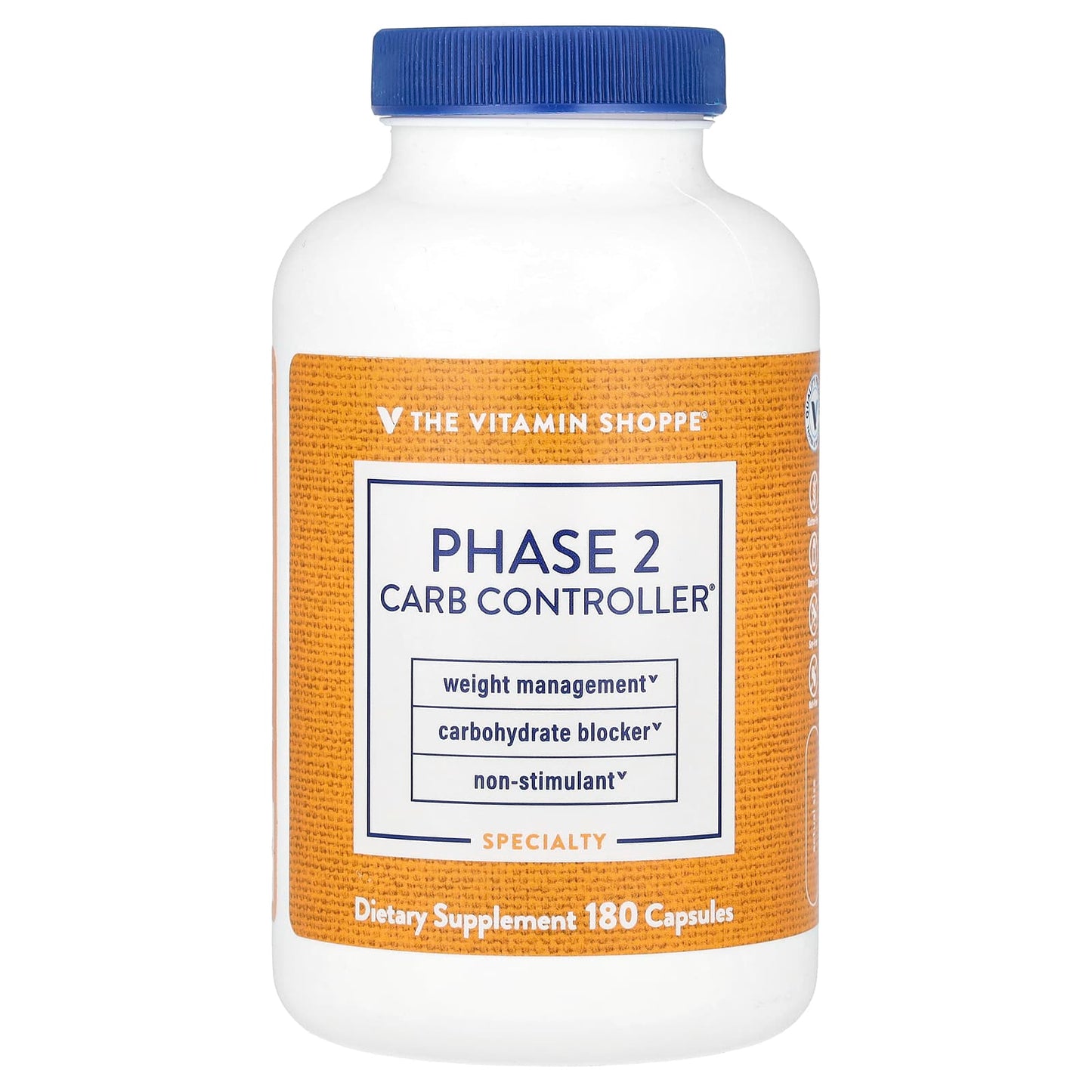 The Vitamin Shoppe, Phase 2 Carb Controller®, 180 Capsules (500 mg per Capsule) - Image 1