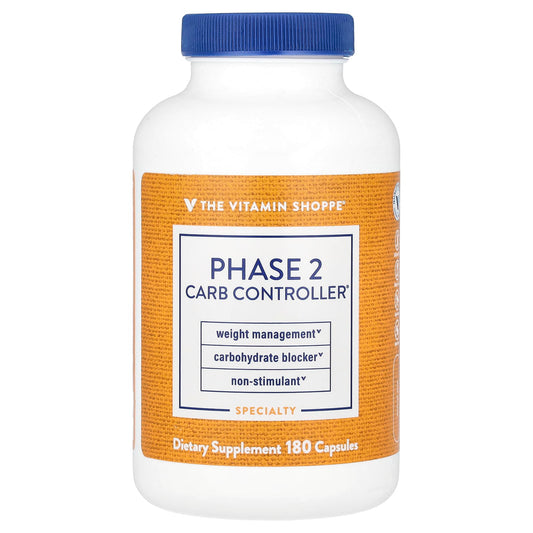 The Vitamin Shoppe, Phase 2 Carb Controller®, 180 Capsules (500 mg per Capsule) - Image 1
