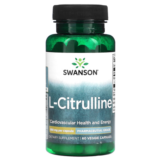 Swanson, L-Citrulline, 850 mg, 60 Veggie Capsules - Image 1