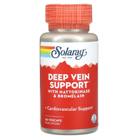 Solaray, Deep Vein Support, 60 VegCaps - Image 1