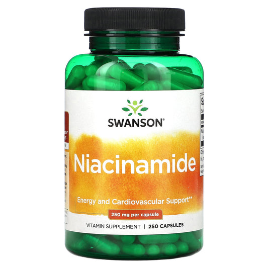 Swanson, Niacinamide, 250 mg, 250 Capsules - Image 1