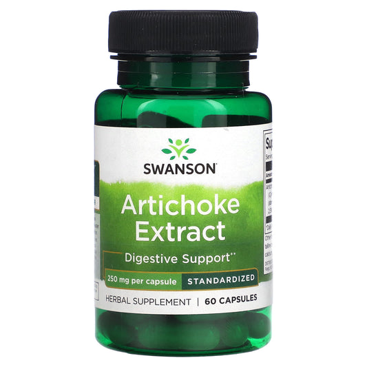Swanson, Artichoke Extract, 250 mg , 60 Capsules - Image 1