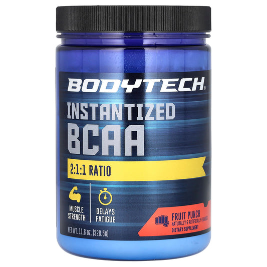 BodyTech Instantized BCAA Powder 2:1:1 Ratio - Fruit Punch - Image 1