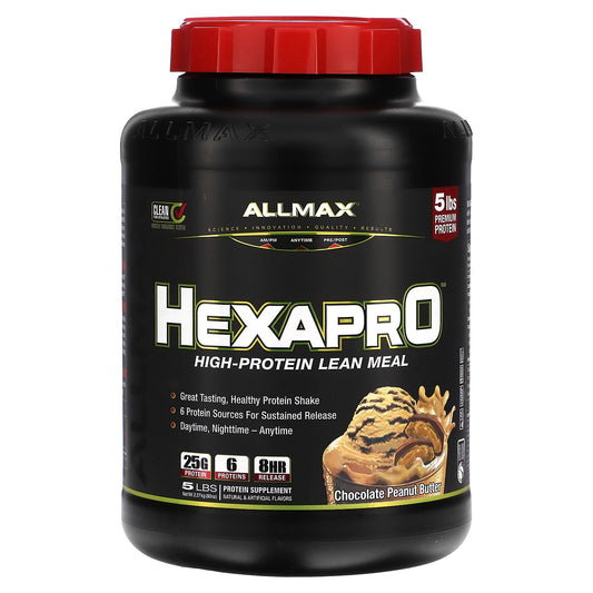 High-Protein Lean Meal - Hexapro, Chocolate Peanut Butter, 5 lbs - Image 1